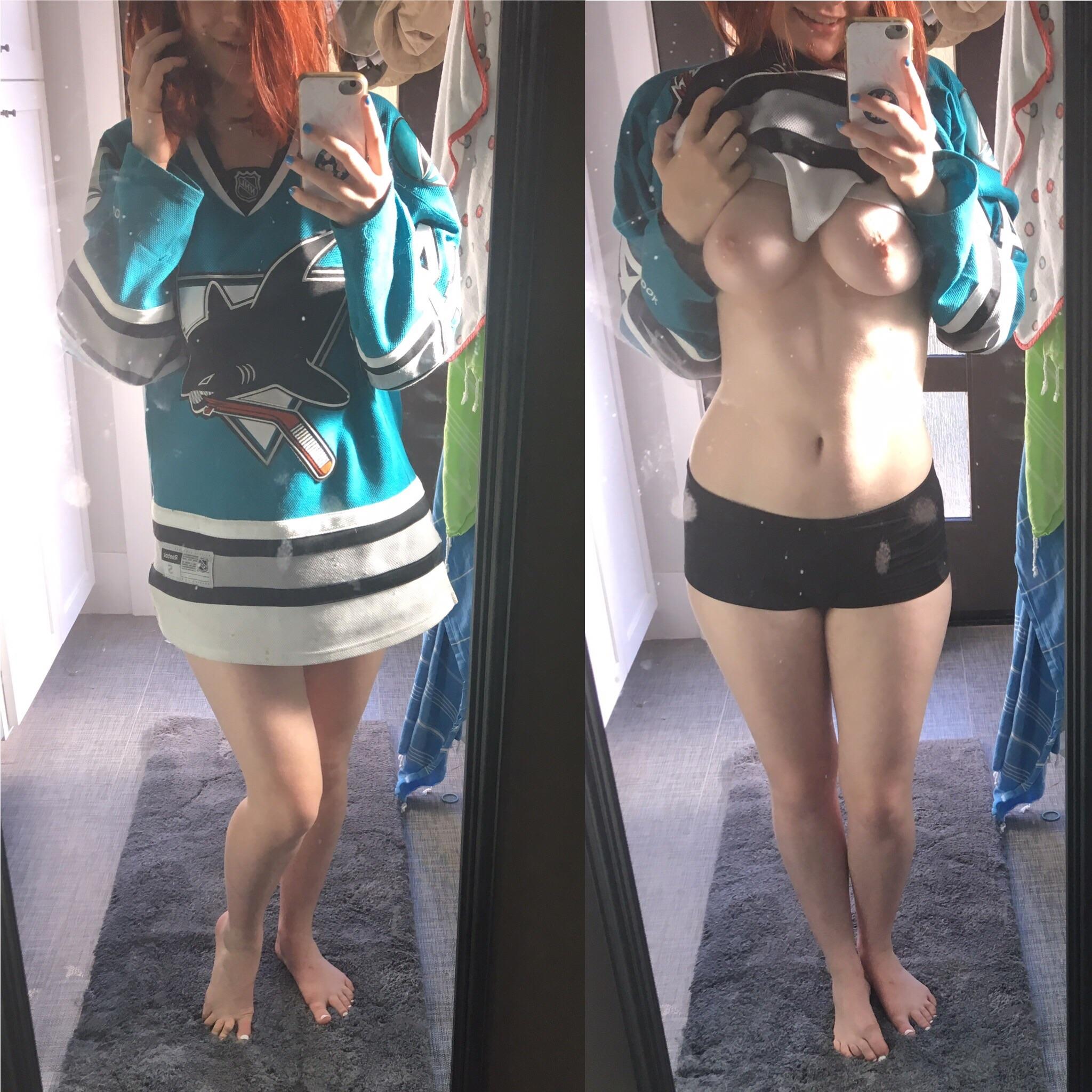 Best pic from r/chicksinhockeyjerseys