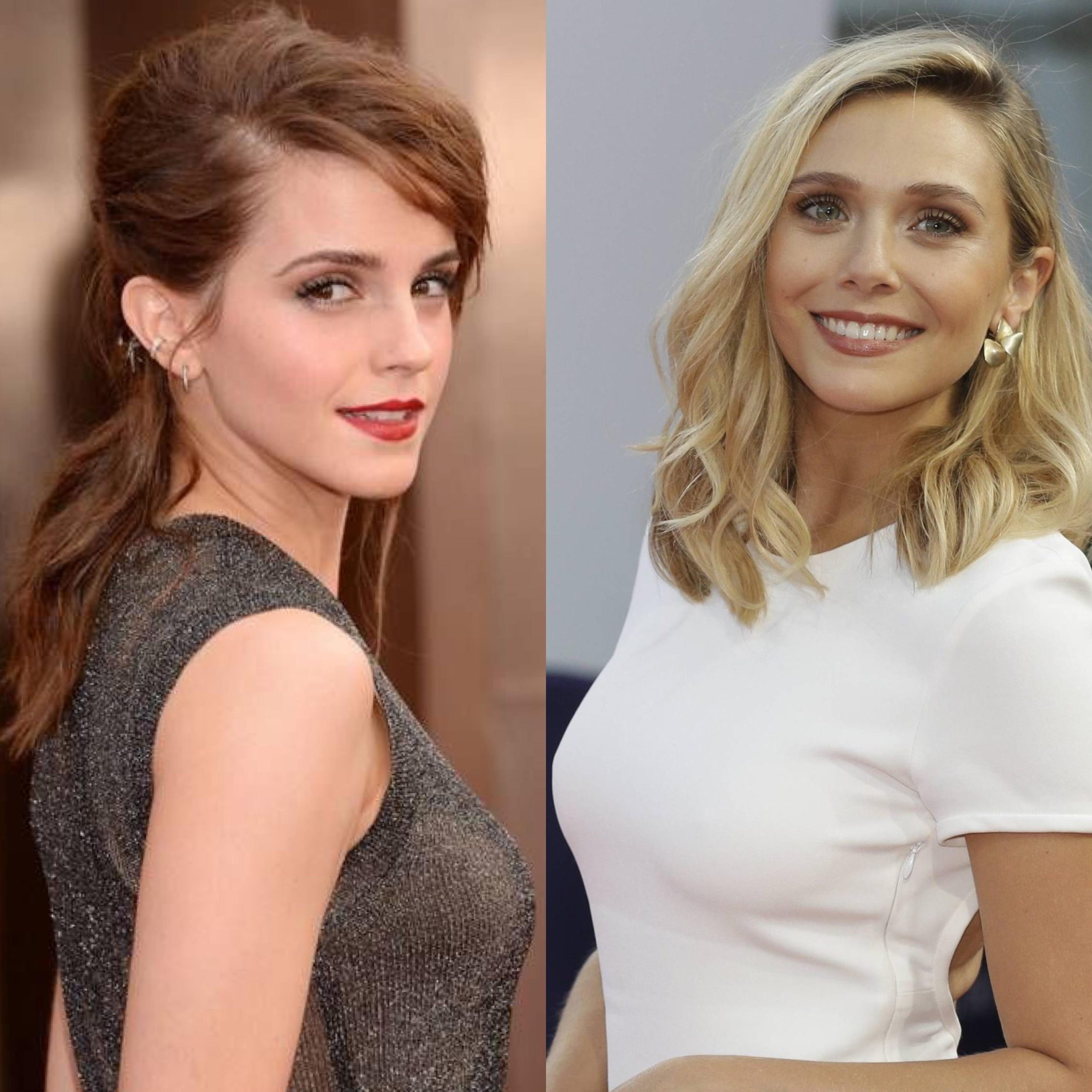 WYR have Emma Watson or Elizabeth Olsen as your celebrity wife who loves to fuck you everyday?