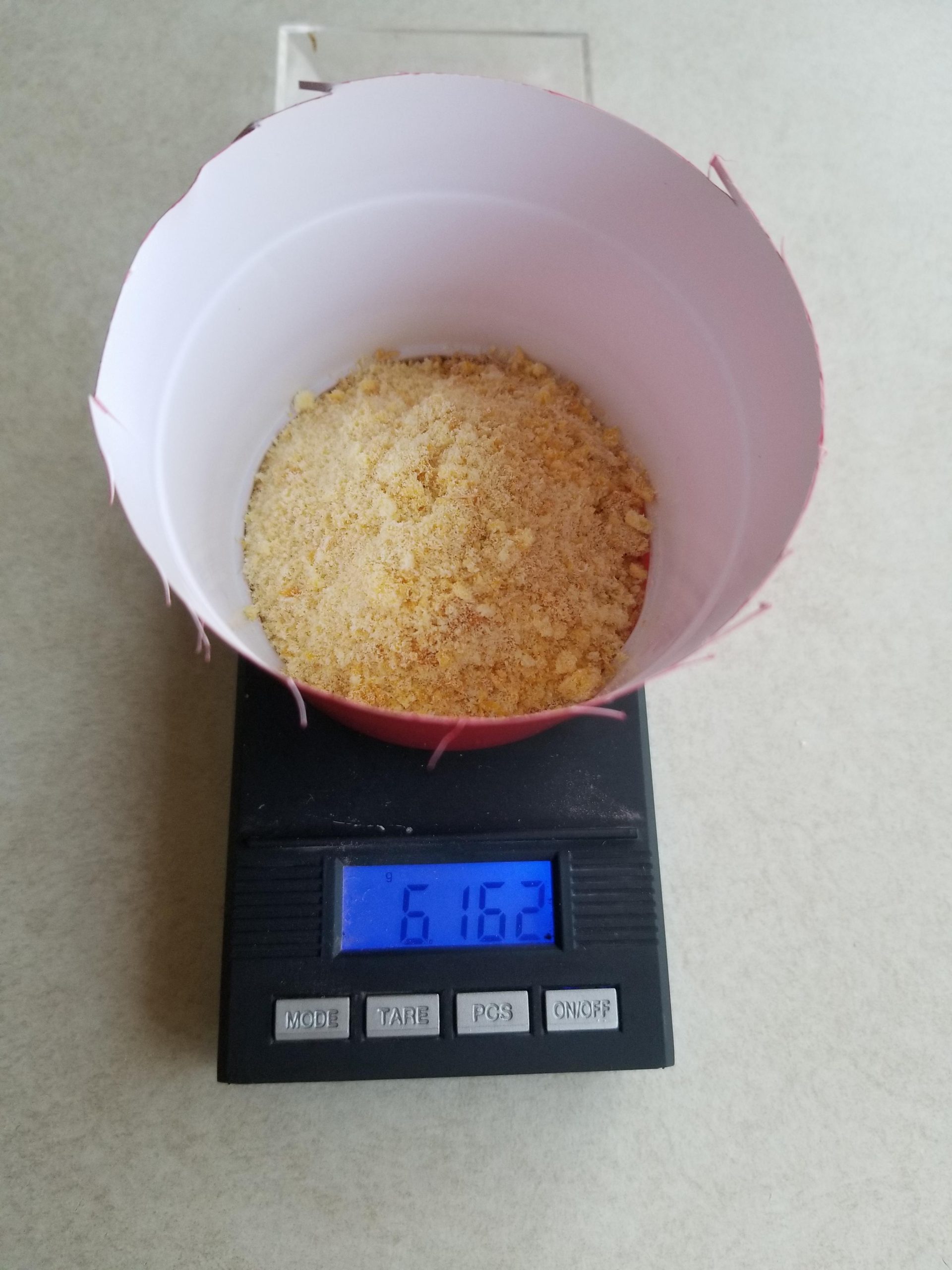 6.162grams from 400g MHRB using cybs tek