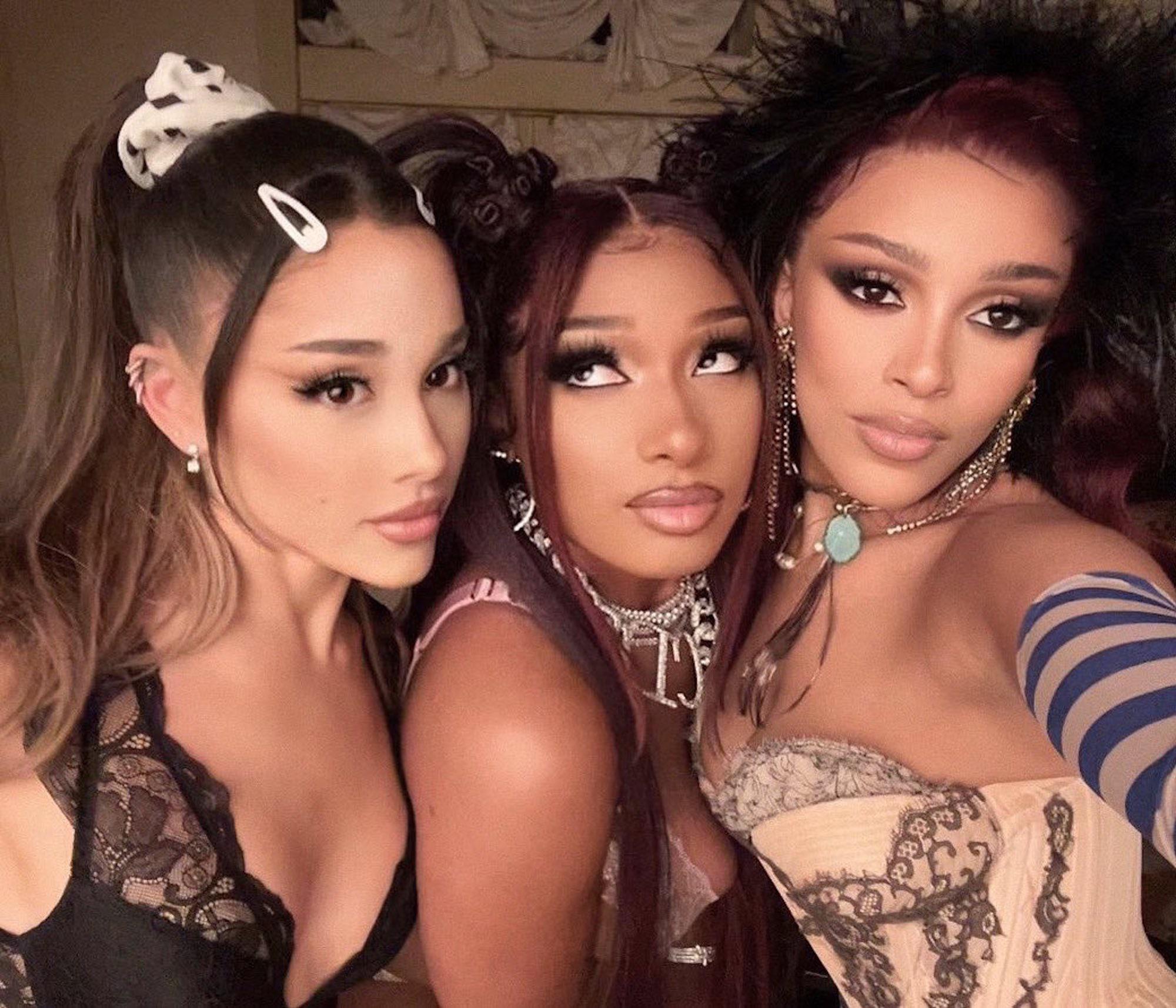 Doja Cat with Ariana & Megan