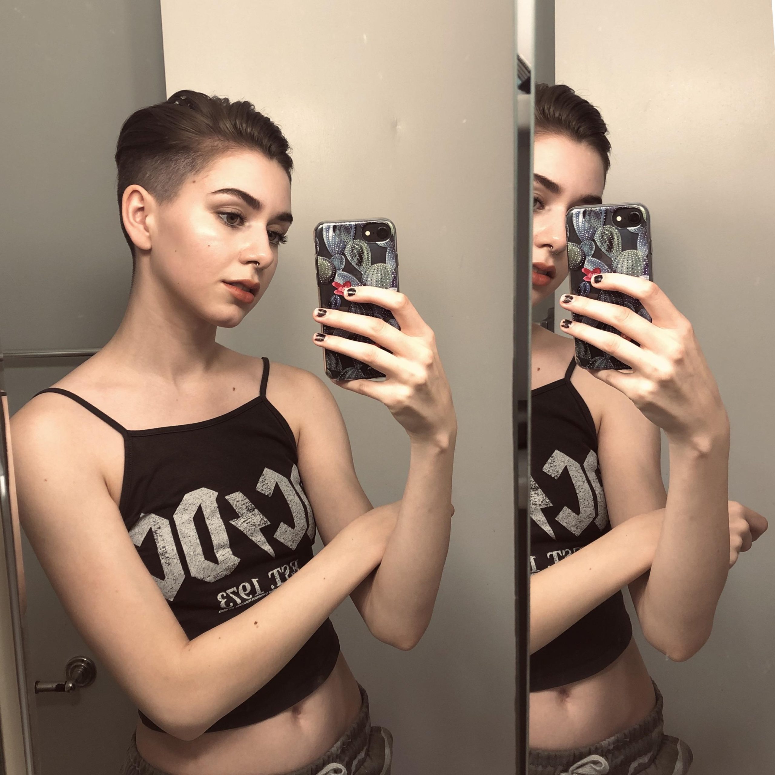 Do I look a little androgynous?