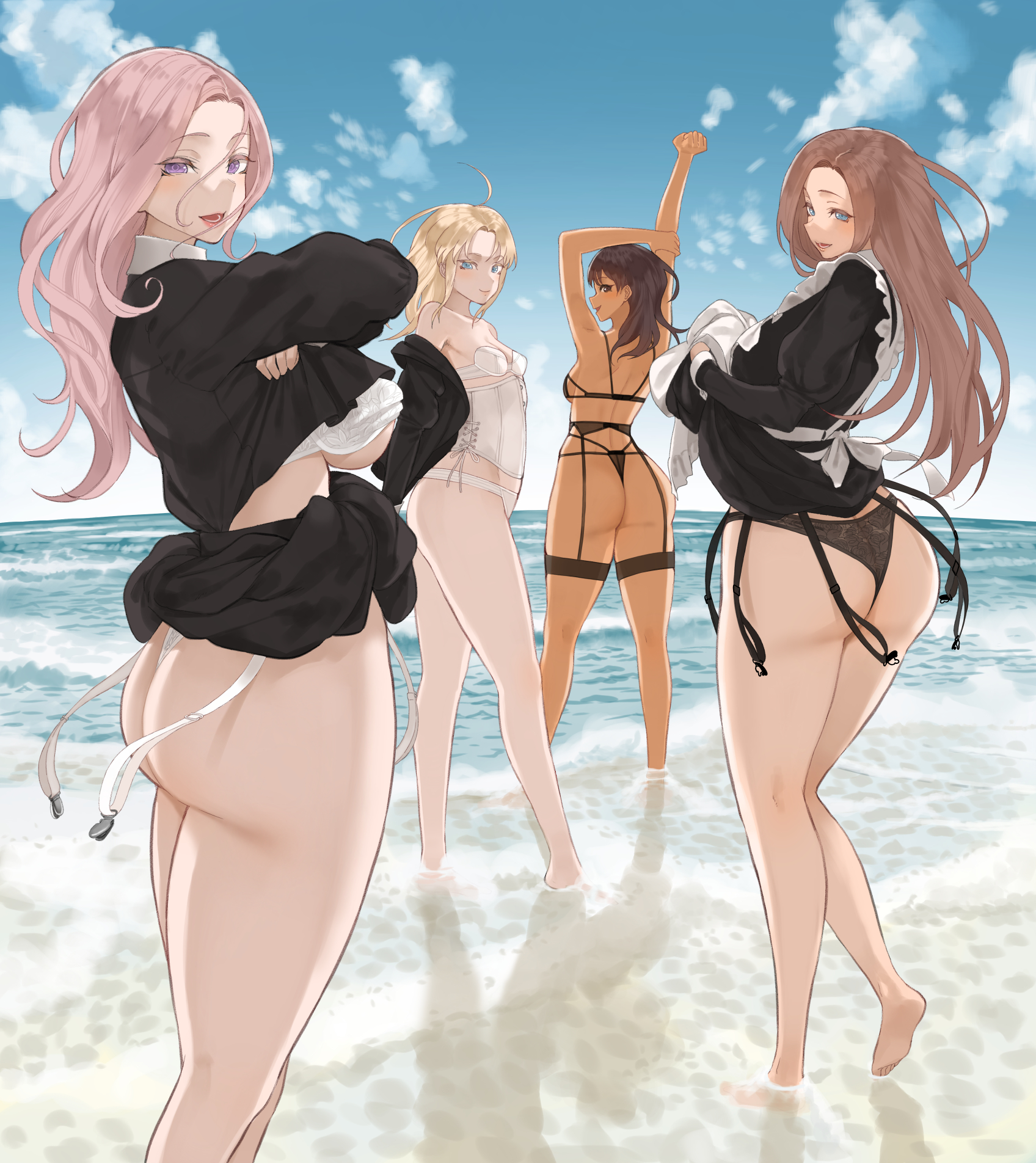 The maids get a beach episode