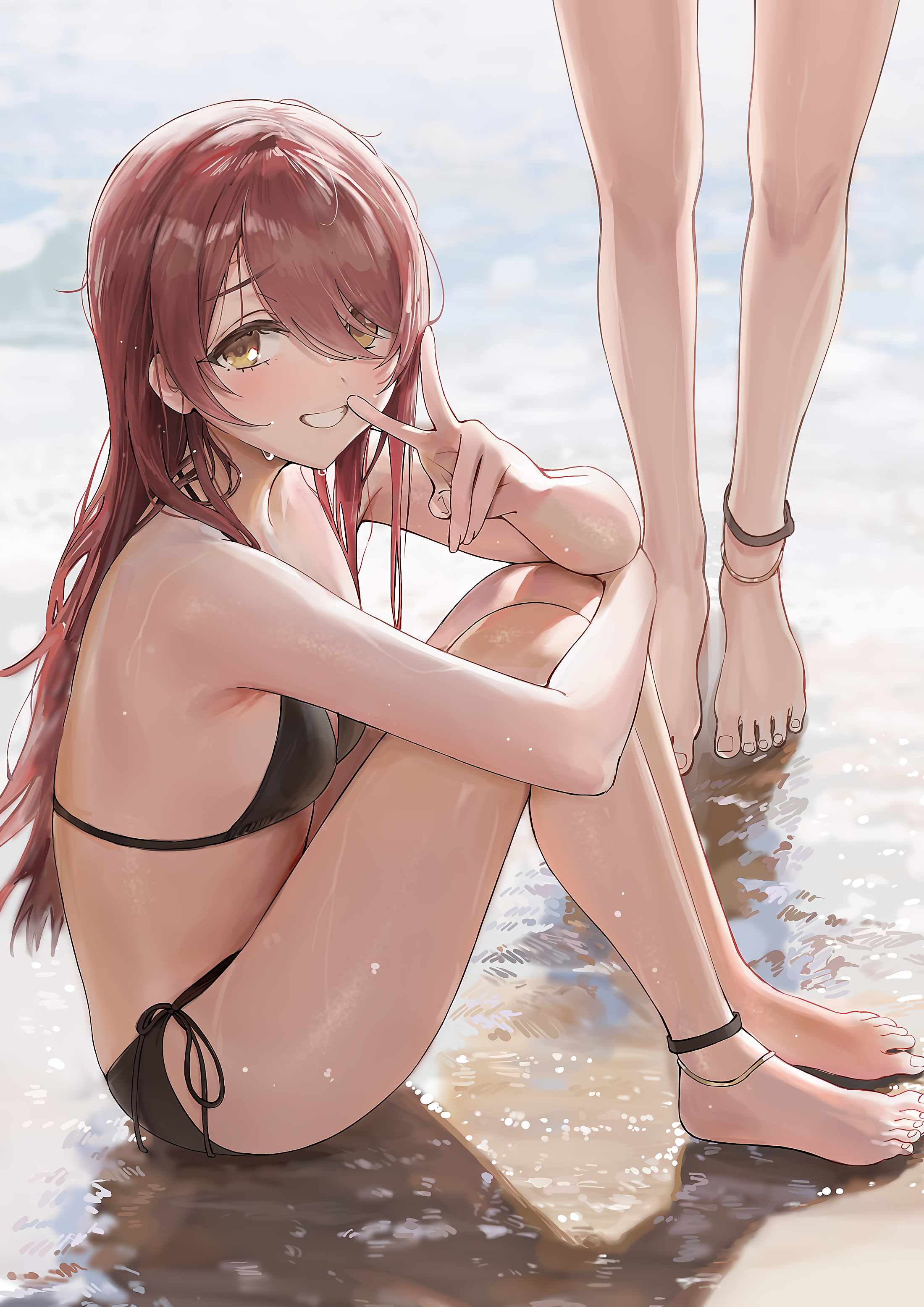 Tenka at the beach [Idolmaster]