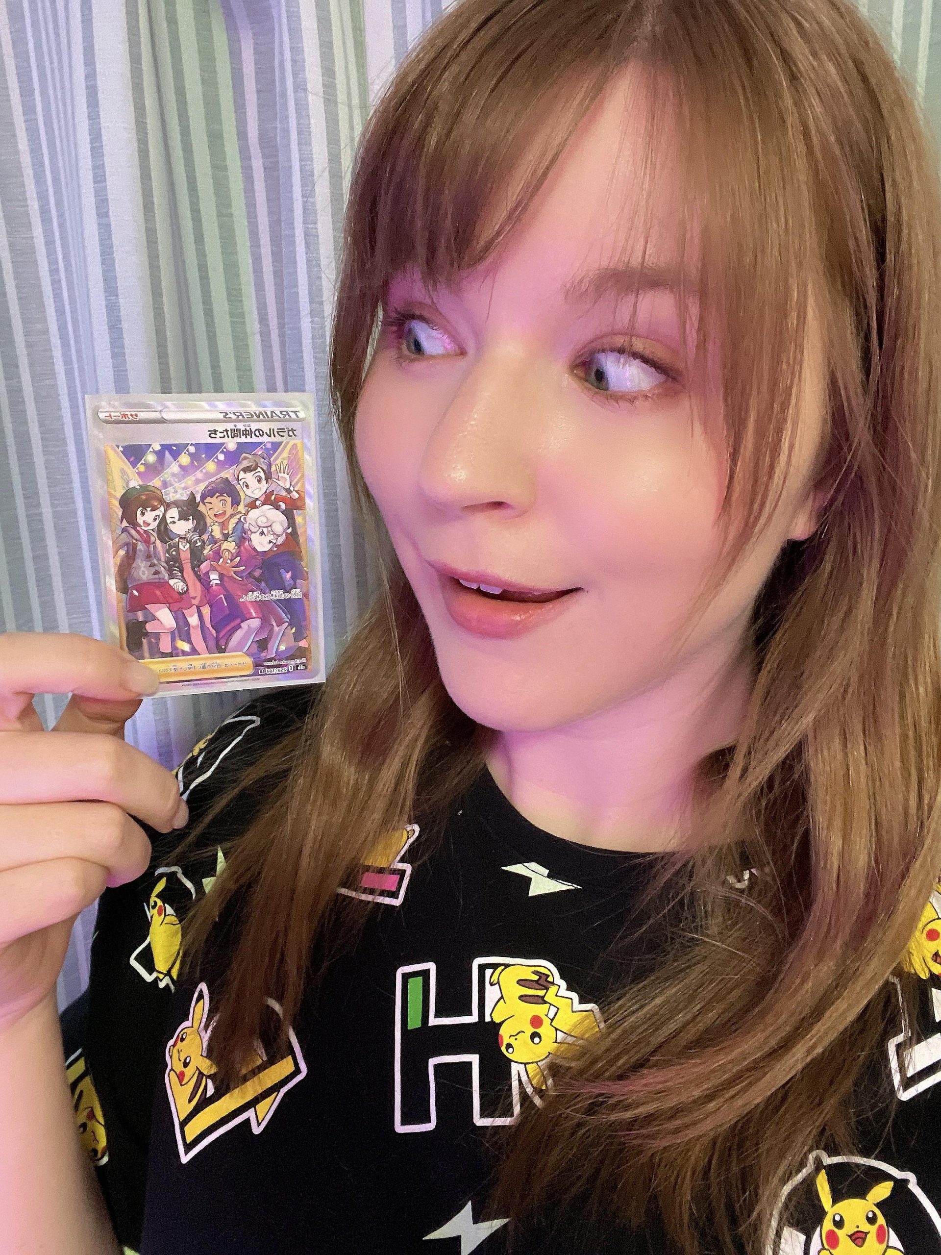 I didn’t realize until I cleaned up after my stream, but I pulled one of the most popular cards from VMAX climax and didn’t even notice?! I wonder when I pulled this during the stream…gotta check the archived video! Thanks for hanging out with me tonight🤍