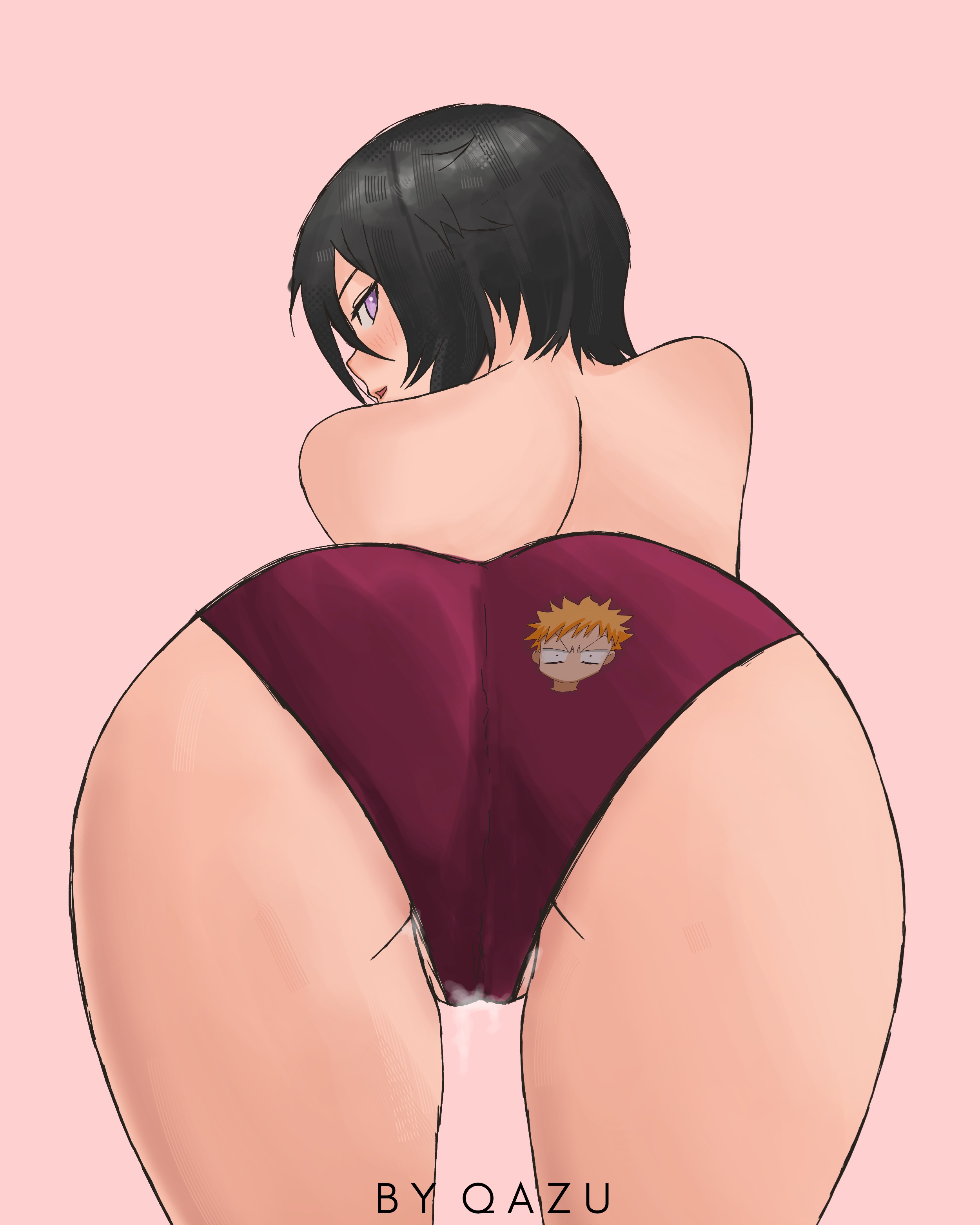 my first time making hentai (rukia)