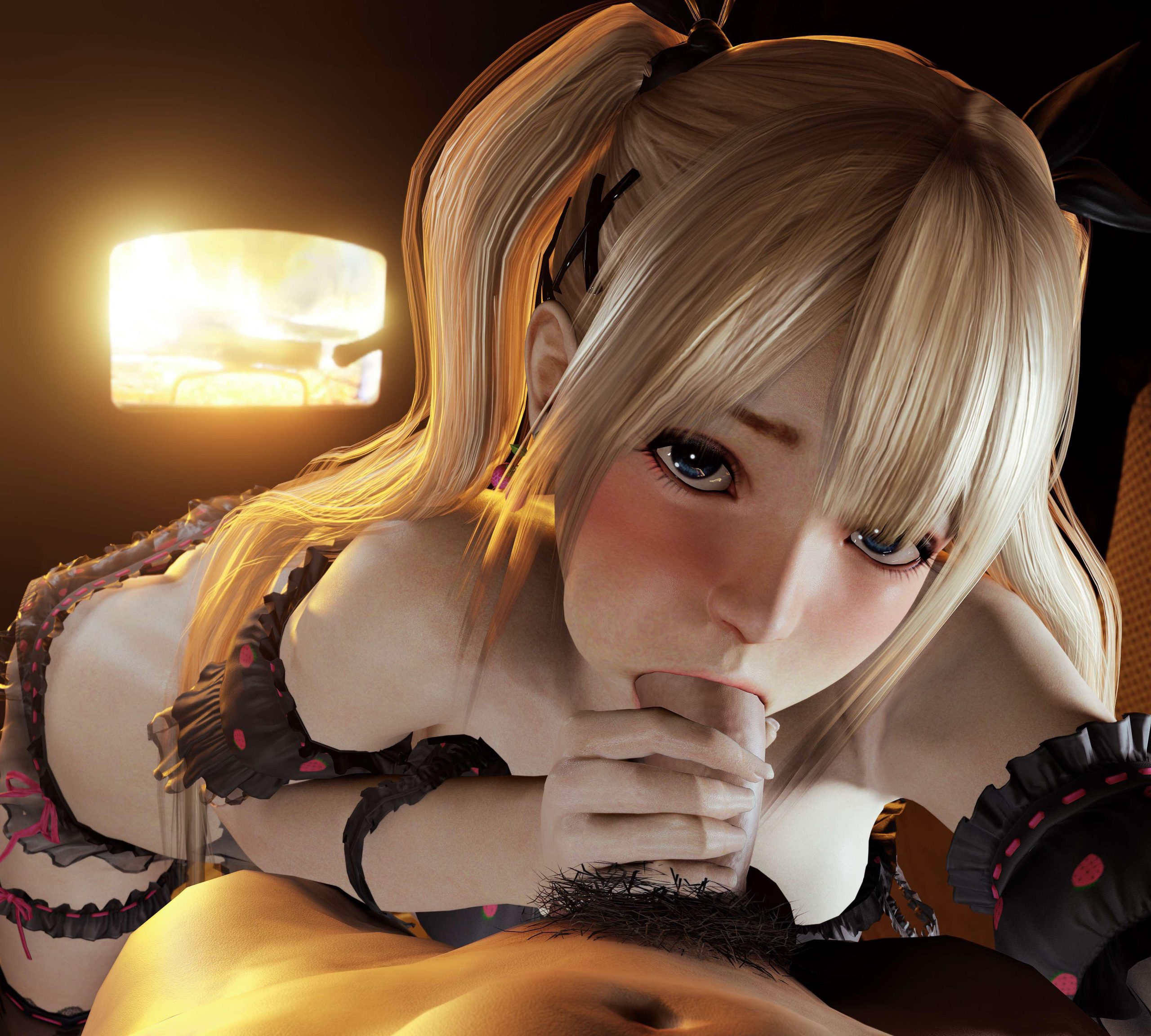 Marie Rose giving a blowjob (Odemdmj)