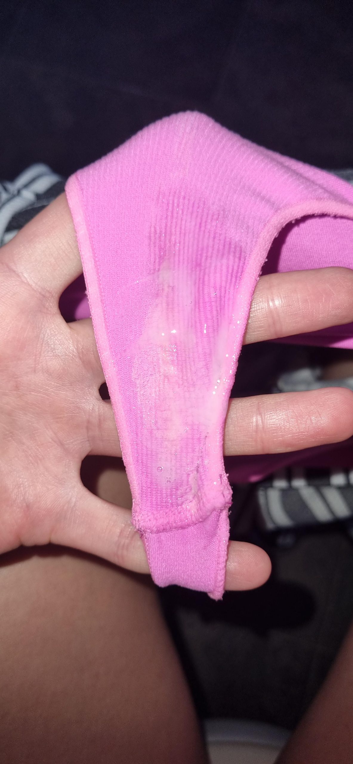 Would you take my pink thongs in your mouth and suck those juices ?