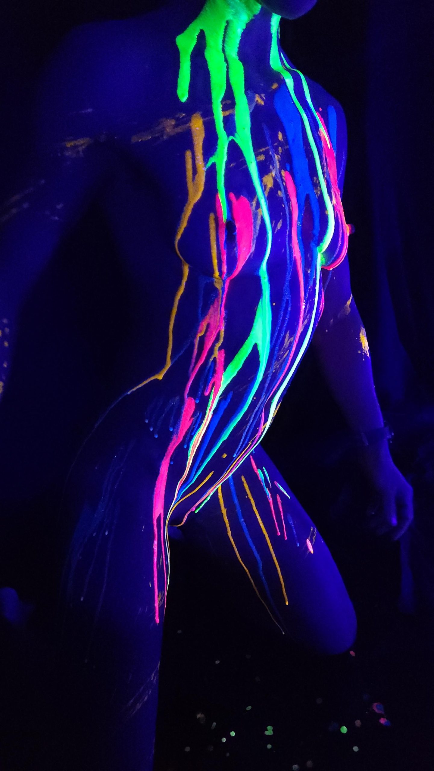 Time for another black light body paint party!! [mf4mf] 4/13/24 PDX