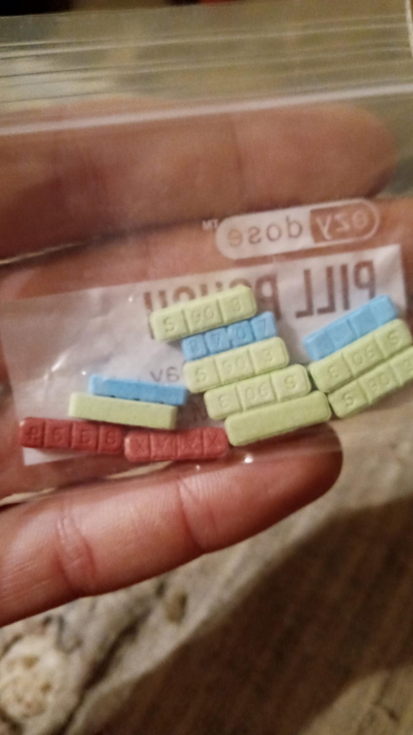 Got to love when my plug comes thru. Wasnt expecting till monday and they came early. Red devil-5mg real alprazolam, hulks are flualp, blues are etizolam. Its about to be a great night.