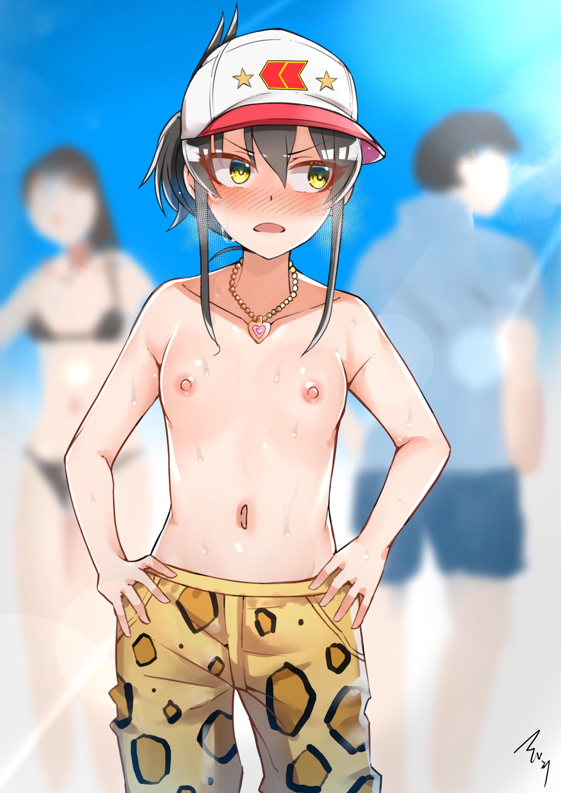 original caption: men’s swimsuit challenge [mabanna7787]