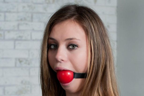 ballgagged