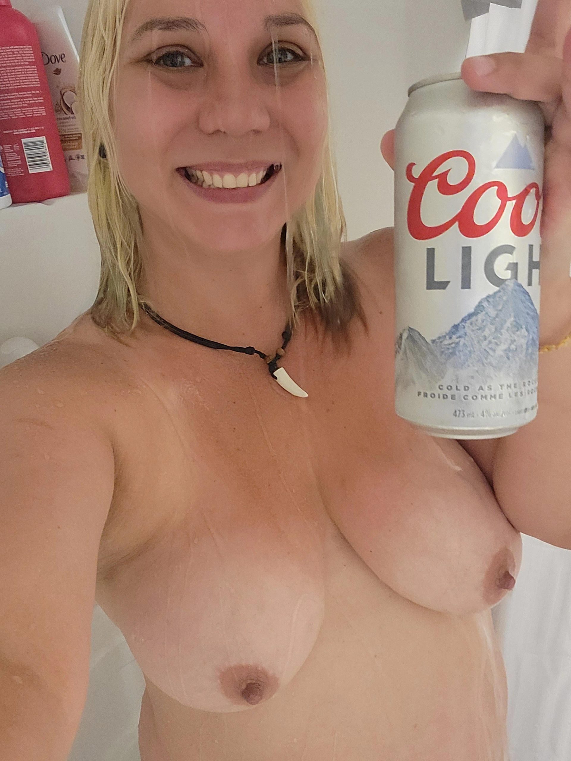 Enjoy a Coors light and a cool shower.. happy afternoon 🥰