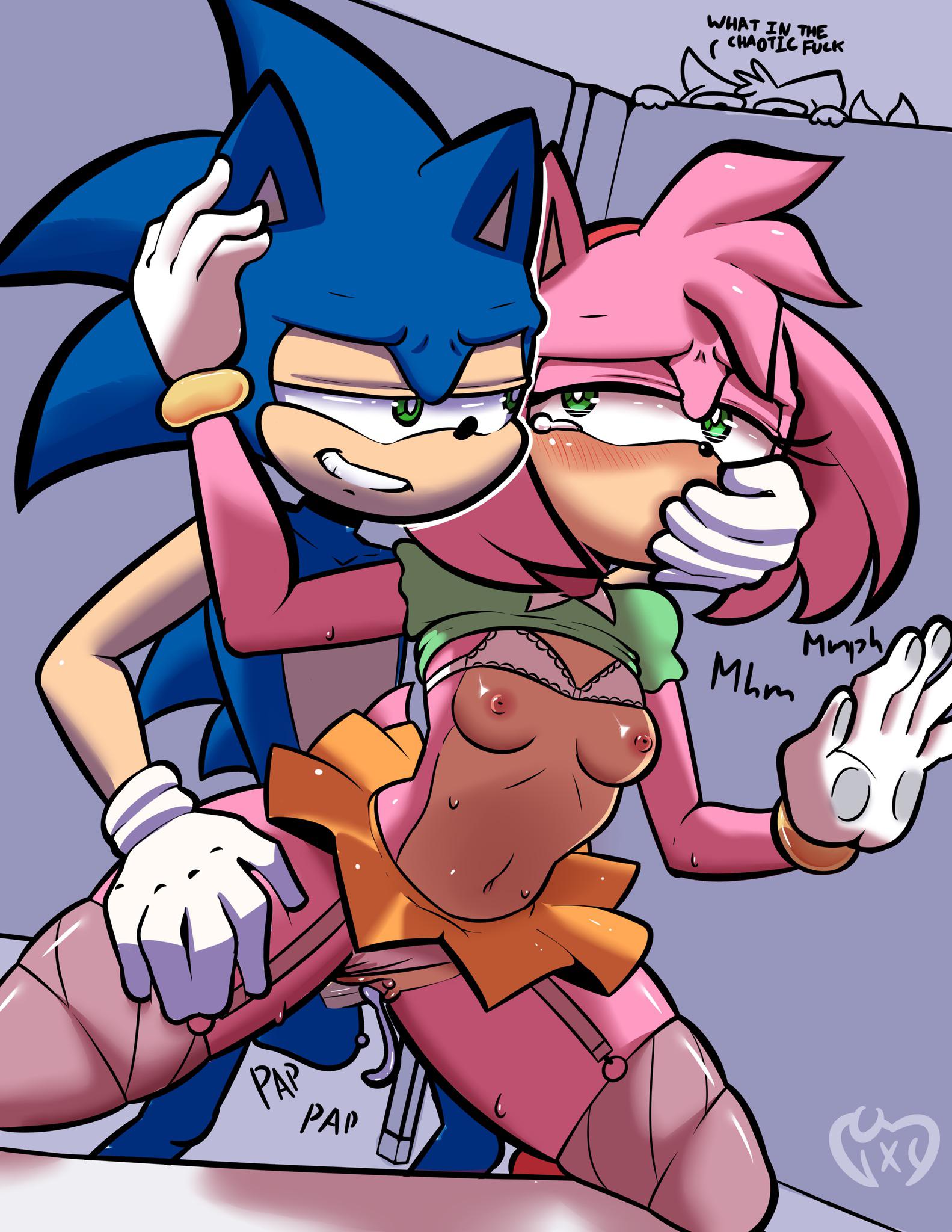 Sonic and Amy (me ;p)